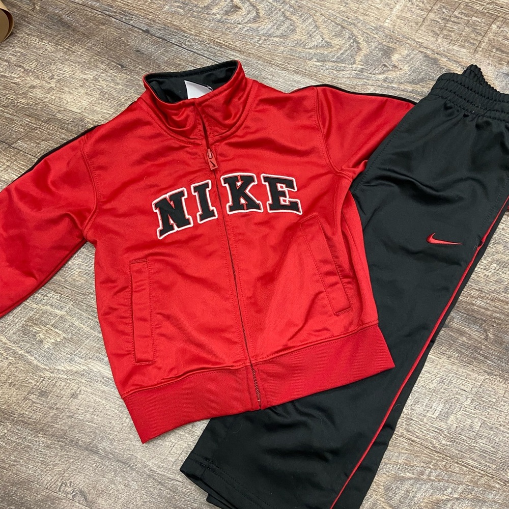 Nike Red and Black Jacket